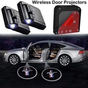 4x PCs Car Logo LED Welcome Light Wireless LED Shadow Projector Car Door Laser K